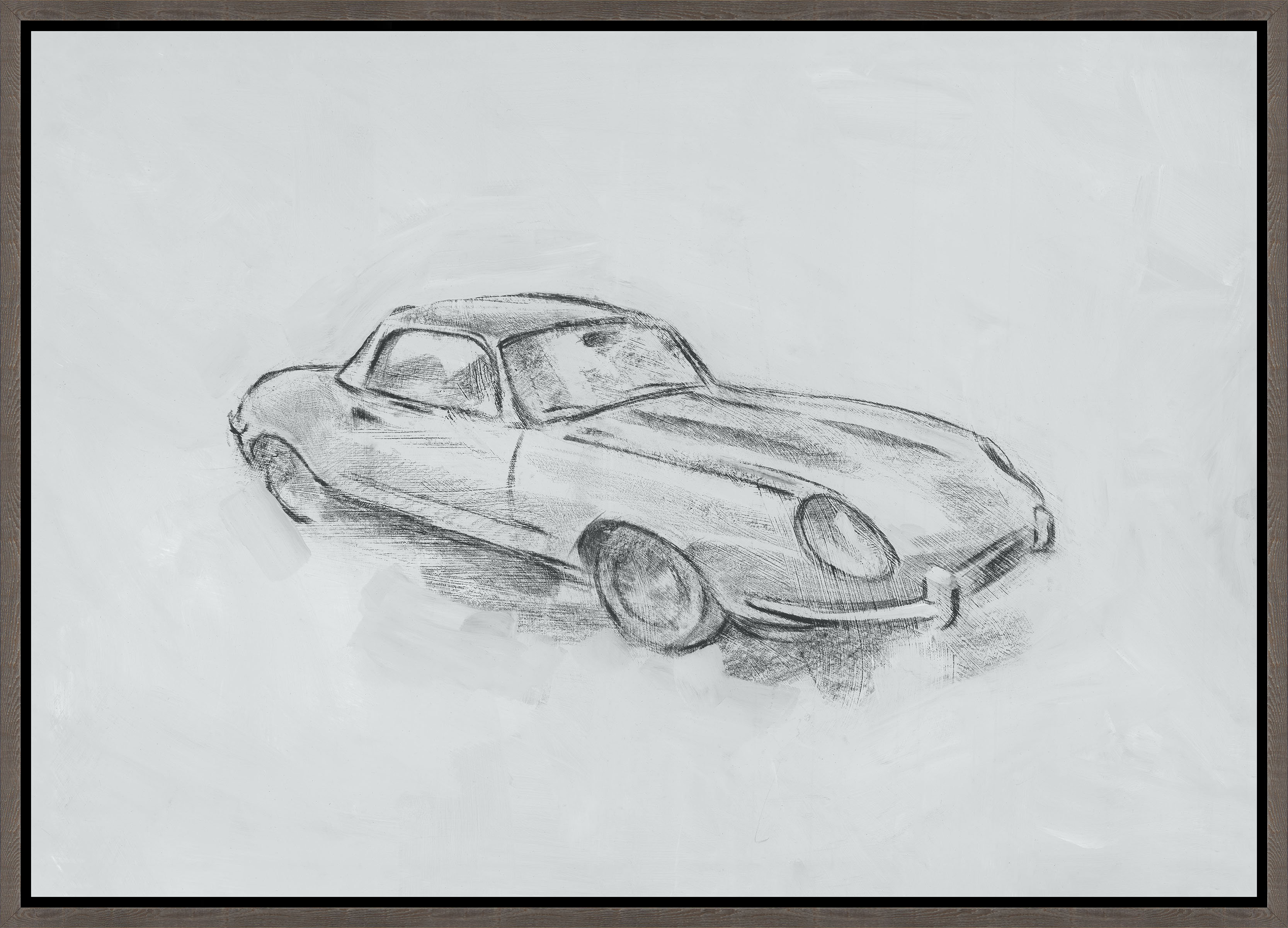 Graphite Car Drawin Chelsea Art Studio Graphite Cars II by Richard Ryder - Picture Frame ...