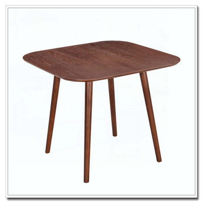 Table de salle à manger carrée en bois