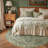 Vintage Floral Distressed Design Non-Slip Low-Pile Soft Thin Faux Wool Area Rug-1845457278