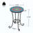 Patio Side Table with Shelf