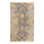 Iris Hand Knotted Wool Floral Area Rug in Gray/Yellow/Pink
