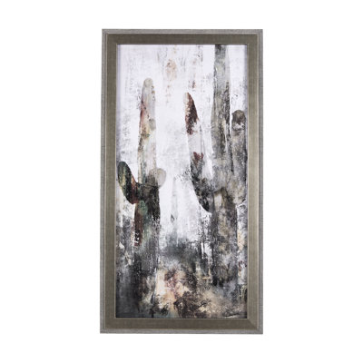 Saguaro Forest 32 by Scott Brems a Hand Embelished Textured Framed Art Print