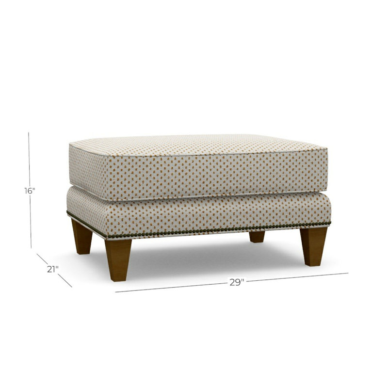 Gaylord Ottoman, Big Sur, Macrame 090612