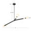 Reese 6 - Light LED Chandelier-994285422