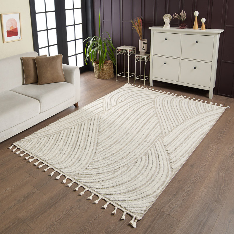 Tapis à poils longs Ruprecht, Rectangle 7 pi 7 po x 10 pi