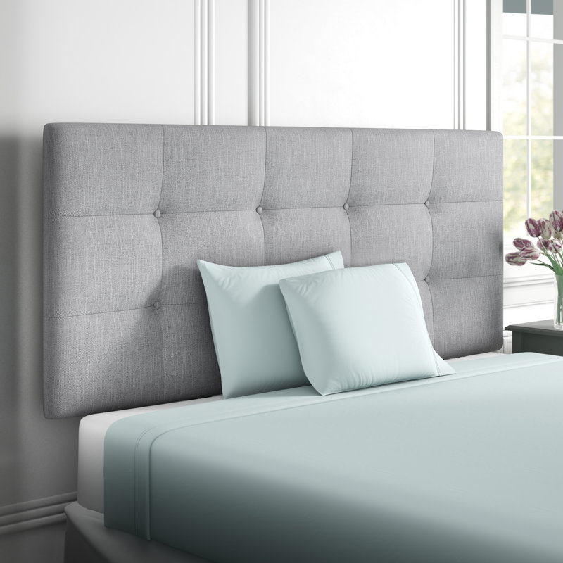 Upholstered Headboard, Dark Gray, California King