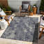 5 pi 3 po Tapis bleu en polypropylène X 7-1358659889