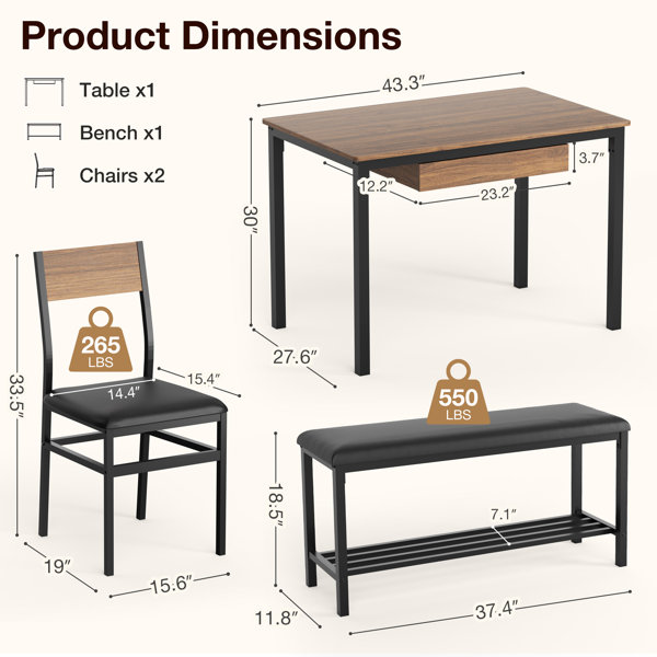 Dimensions du produit