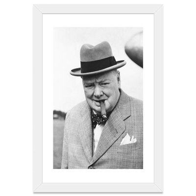 " Winston Churchill Portrait " by Unknown Artist