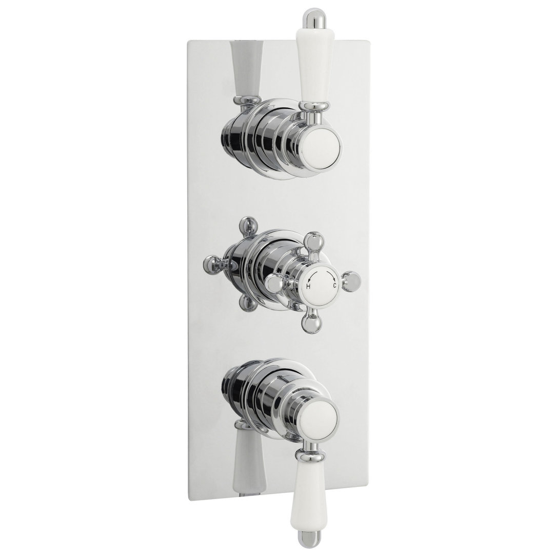 Triple Concealed Thermostatic Shower Valve