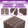 12" x 12" Composite Interlocking Deck Tile