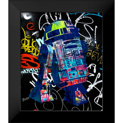 Pop art - giclée sur papier avec cadre noir