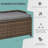 Jeriann Aluminum Outdoor Bench-2083885705