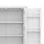 Grande armoire de rangement, armoire de rangement autoportante avec 2 portes, tablette réglable et 2 tiroirs-996518531