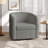 Compact Grey Recliner With Power Lift, Durable Chenille For Seniors
