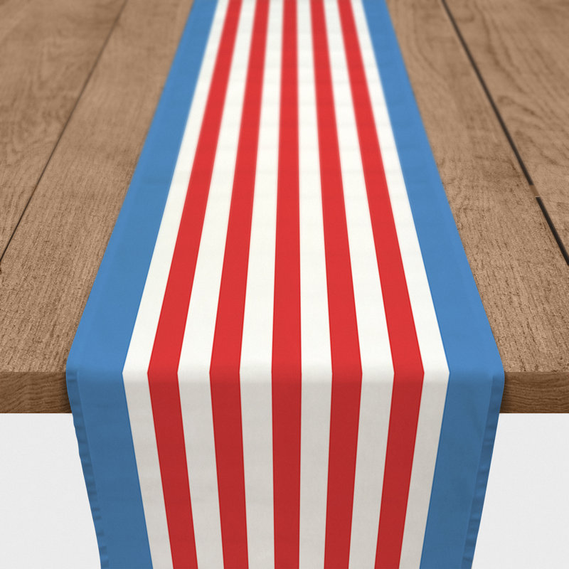 Chemin de table stripes Marble Falls, L 90 po x l 16 po