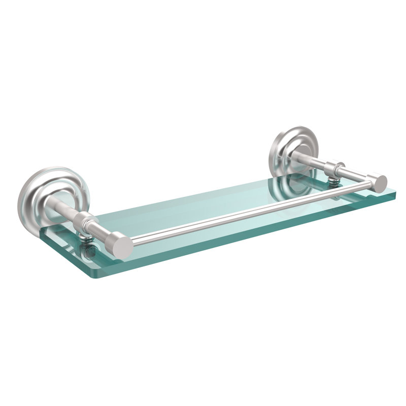 Leamore Bracket Shelf, Satin Chrome