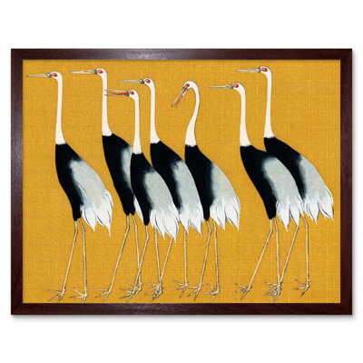 Herons Cranes Flock Ogata Korin Vintage - Print