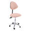 Tabouret de selle réglable avec dossier et roulettes, fauteuil roulant ergonomique pour le salon, le spa, la clinique et le bureau-1961991986