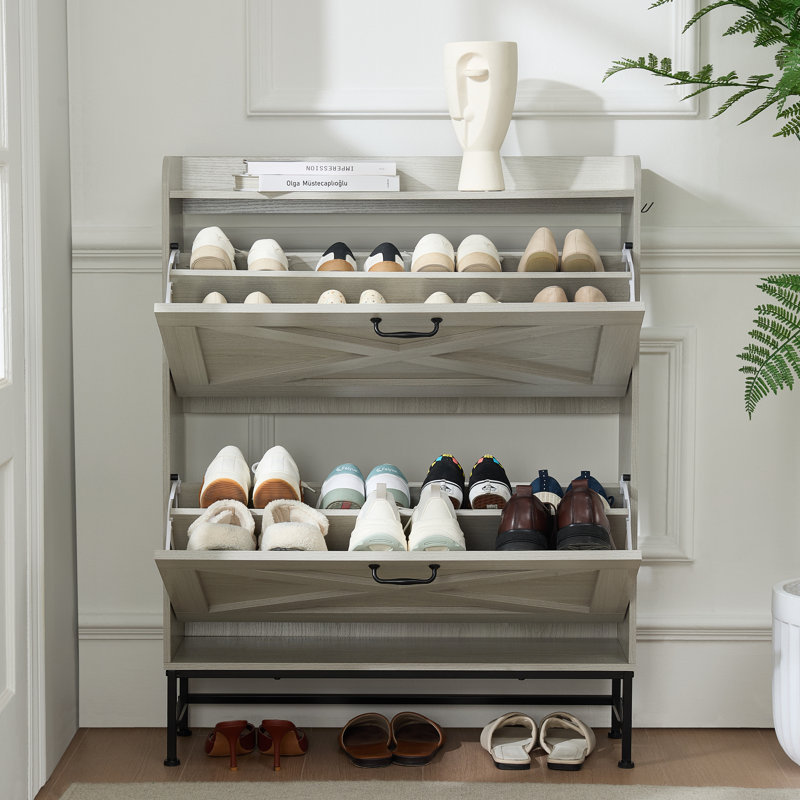 Armoire à chaussures, Gris