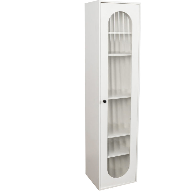 Display Cabinet With Tempered Glass Door