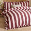 Birdie Stripe Cotton Blend Striped Duvet Cover Set with Pillowcases Included-114212980-114212983