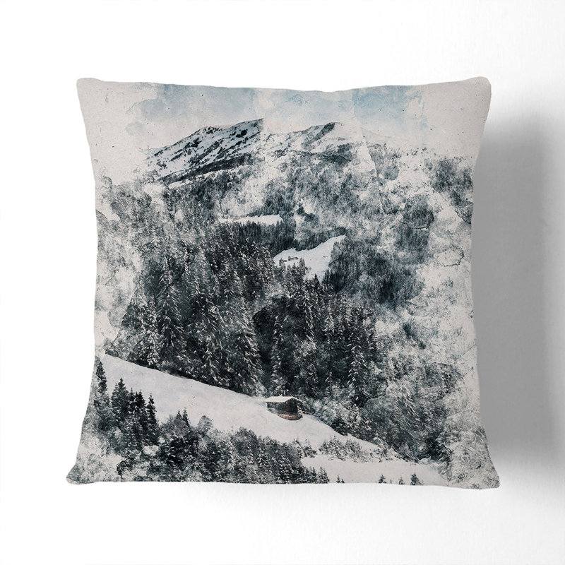 Square Cushion, Black, 40cm H x 40cm W x 15cm D