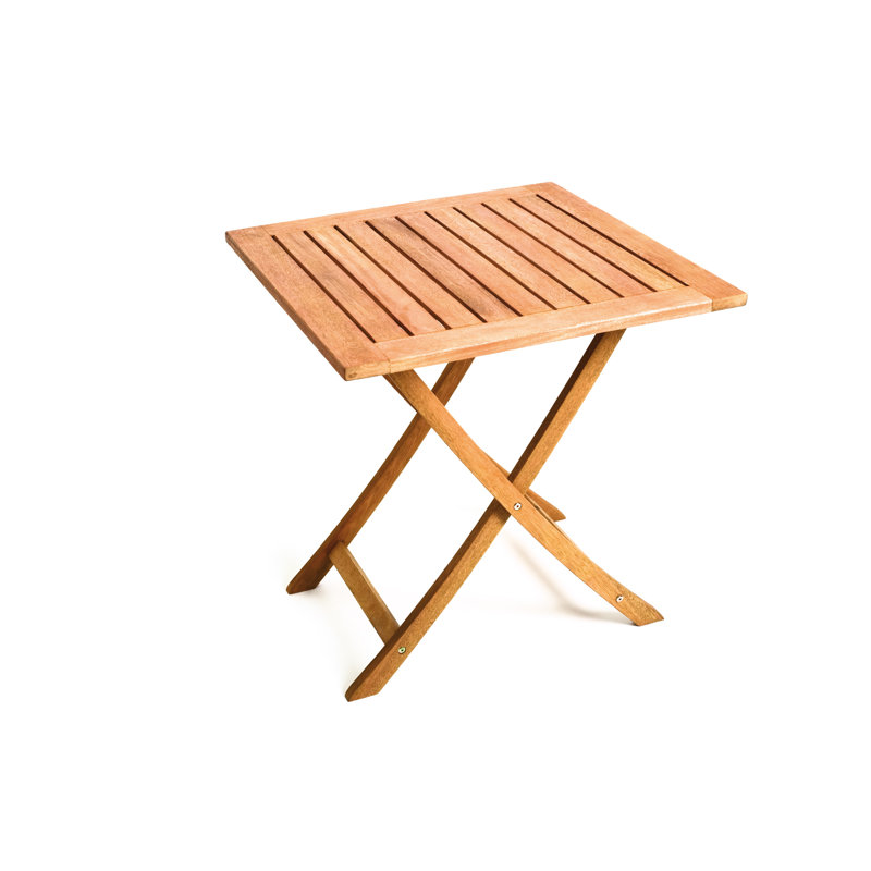 Adalmiina 2 - Person Wood Patio Dining Set with Square Table