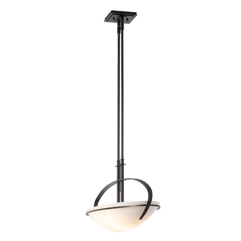 Mackintosh 2 - Light Bowl Pendant, 14.2" H x 32.5" W x 10.4" D, Oil Rubbed Bronze