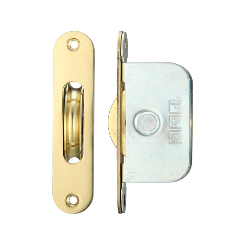 Ball Bearing Pulleys, Polished Brass