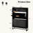 16 Pair Shoe Storage Cabinet with 2 Flip Drawers & 2 Storage Drawers Arched Fluted Design-1103647609
