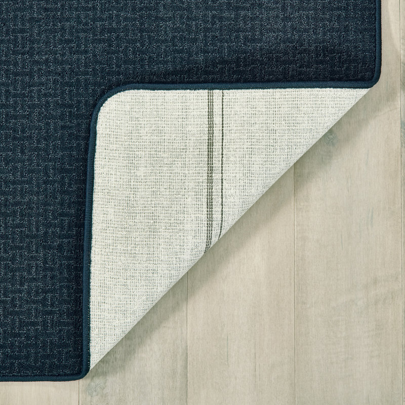 Soft-Touch Texture Blocks Indoor Rug, Rectangle 4' x 6'