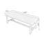 Nut-brown Rectangular Solid Wood desk-135182354
