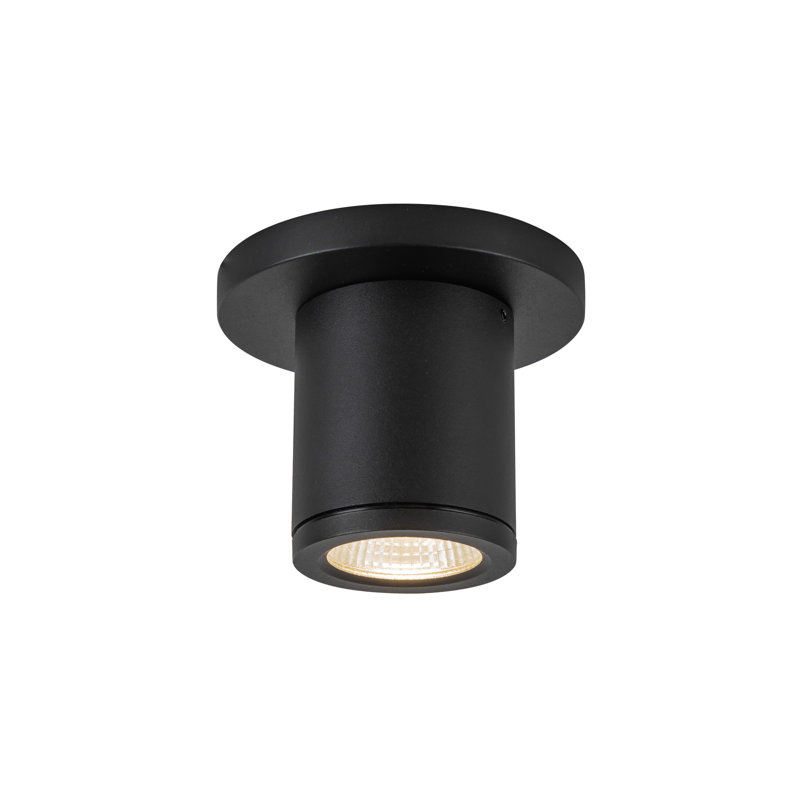 Nordic 1 - Light LED Flush Mount, 5 W, Black, 3.5" H x 4.38" W x 4.38" D