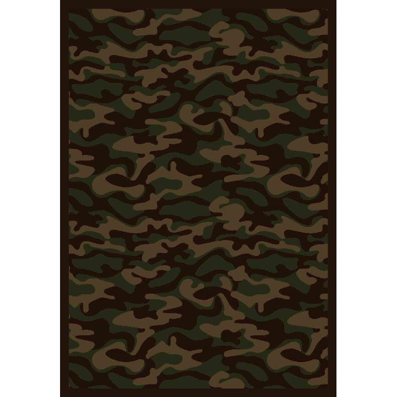 Tapis Whimsy Funky Camo par Joy Carpets, Rectangle 3 pi 10 po x 5 pi 4 po
