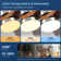 52 In. Wood Indoor Black Ceiling Fan With Dimmer Led Light And Dc Reversible And App/Remote Control And Memory Function