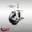 Roue pivotante en caoutchouc 316SS