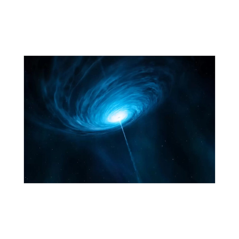 Distant Galaxy Quasar 3C 279 1 Piece Wrapped Canvas Wall Art, 101.6 cm H x 66.04 cm W x 1.91 cm D