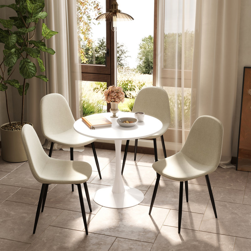 Moulton Vintage Upholstered Side Chairs Mid-Century Modern Dining Chairs Ideal for Office, Hotel, Waiting Room, & Retail Spaces
