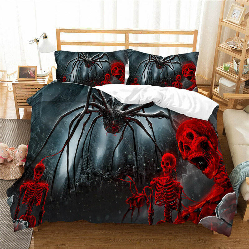 No Pattern Duvet Cover with Pillowcases Included, 220 x 240cm Duvet Cover + 2 Standard Pillowcases