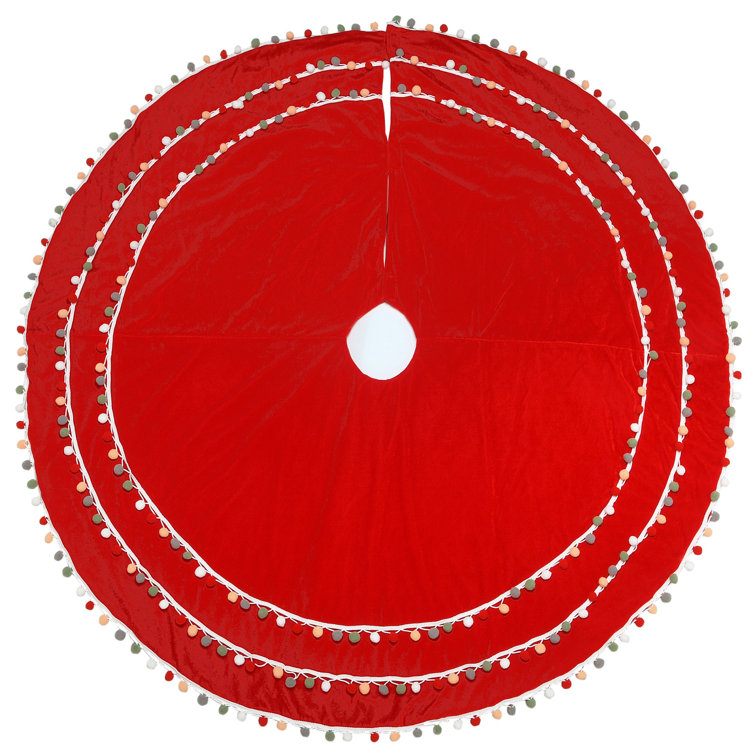 National Tree Company General Store Collection Red Velvet Tree Skirt