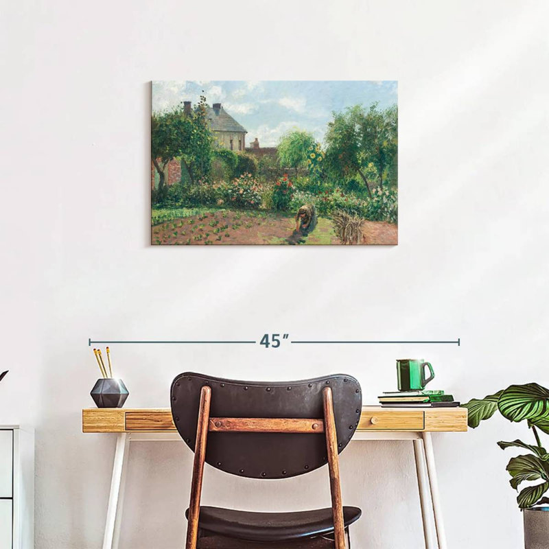 Senne, jardin de l'artiste à Eragny, 1898, H 20 po x l 30 po