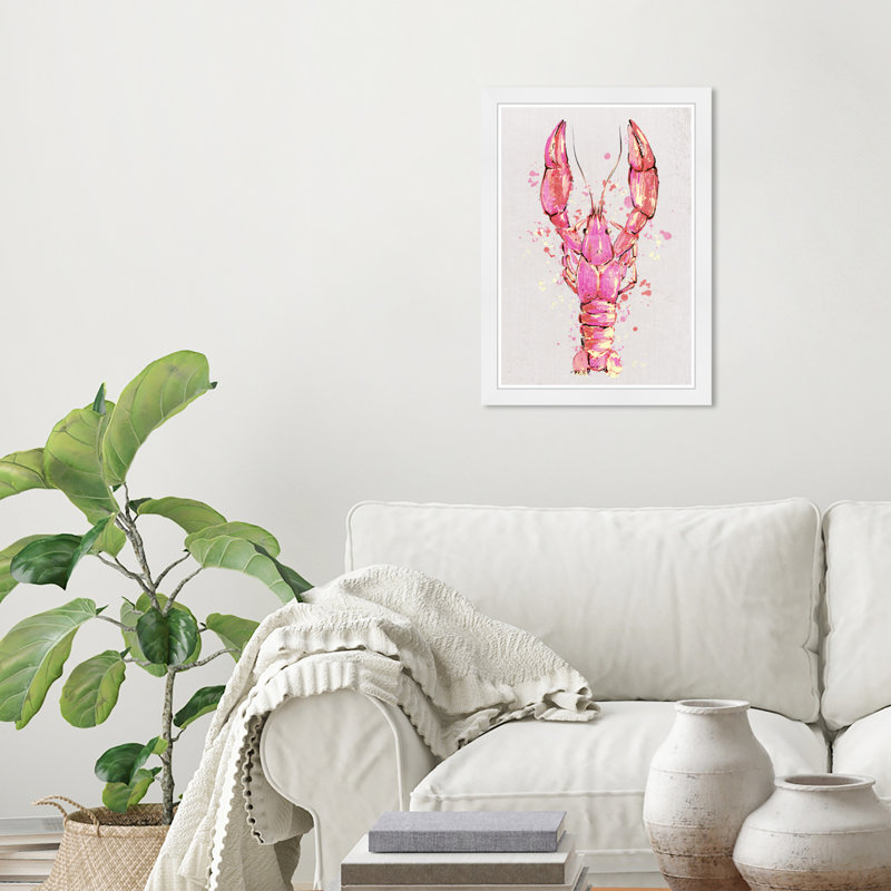 Homard rosé, Cadre blanc