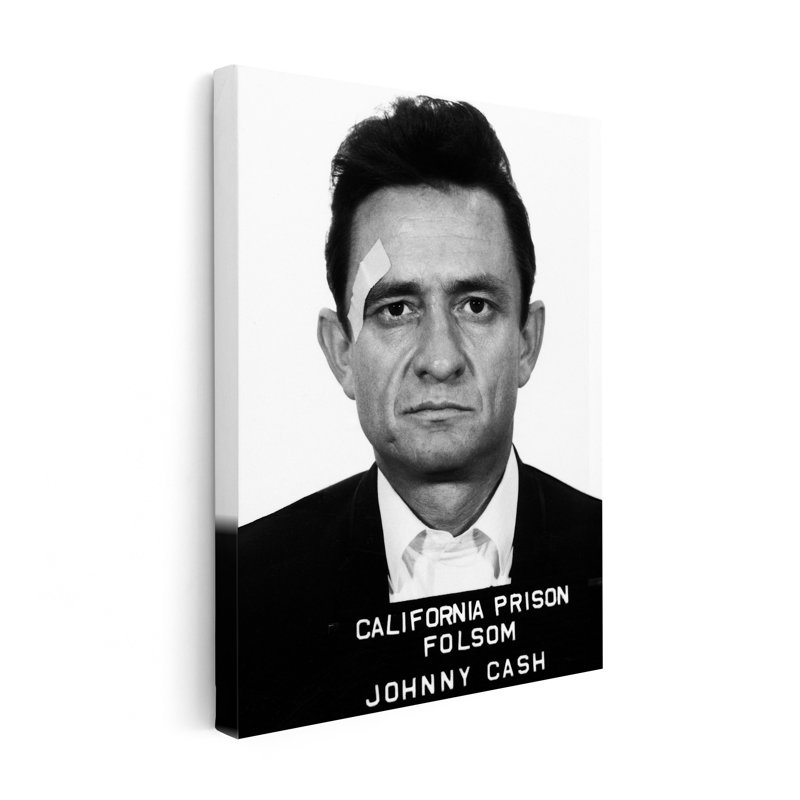 Johnny Mugshot, Unframed, Canvas, 08"H x 10"W