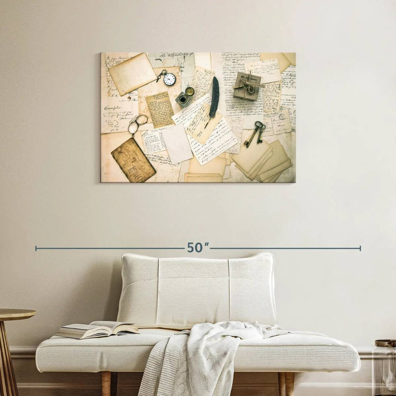 Senne Antique Letters, 24" H x 36" W