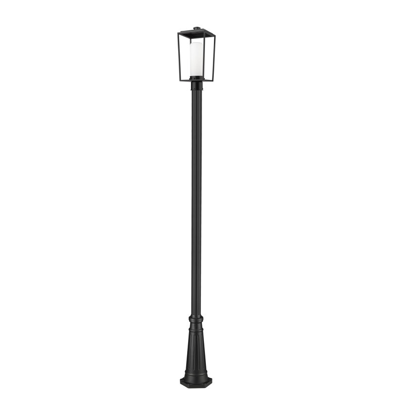 Jadine Frosted Lamp Post (Full), 111.5" H x 10" W x 10" D