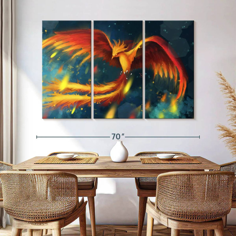 Kelan Phoenix, 42" H x 65" W