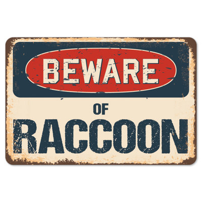 Decal-Raccoon_Beware Of Raccoon