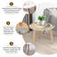 Ensemble de 2 tables basses gigognes Triangle