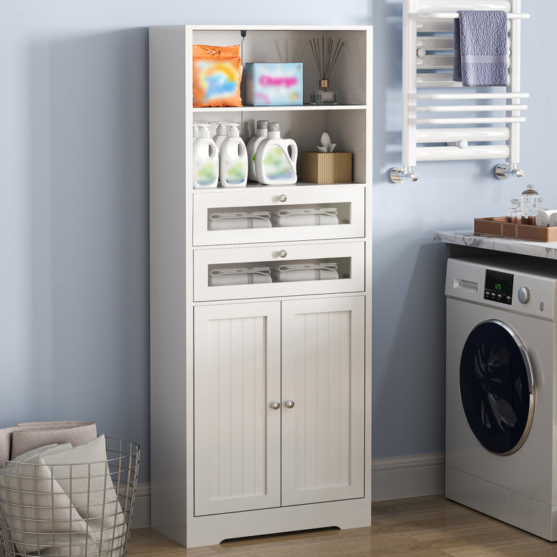 67" Tall Bathroom Storage Cabinets